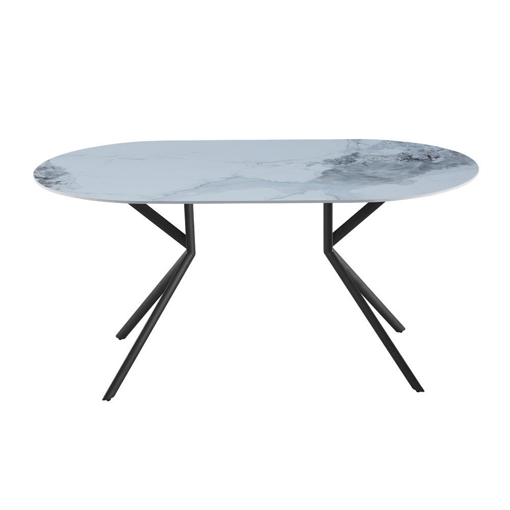 AXIS ΤΡΑΠΕΖΙ OFF WHITE ΜΕ ΟΨΗ ΜΑΡΜΑΡΟΥ 160x90x76 - Image 4