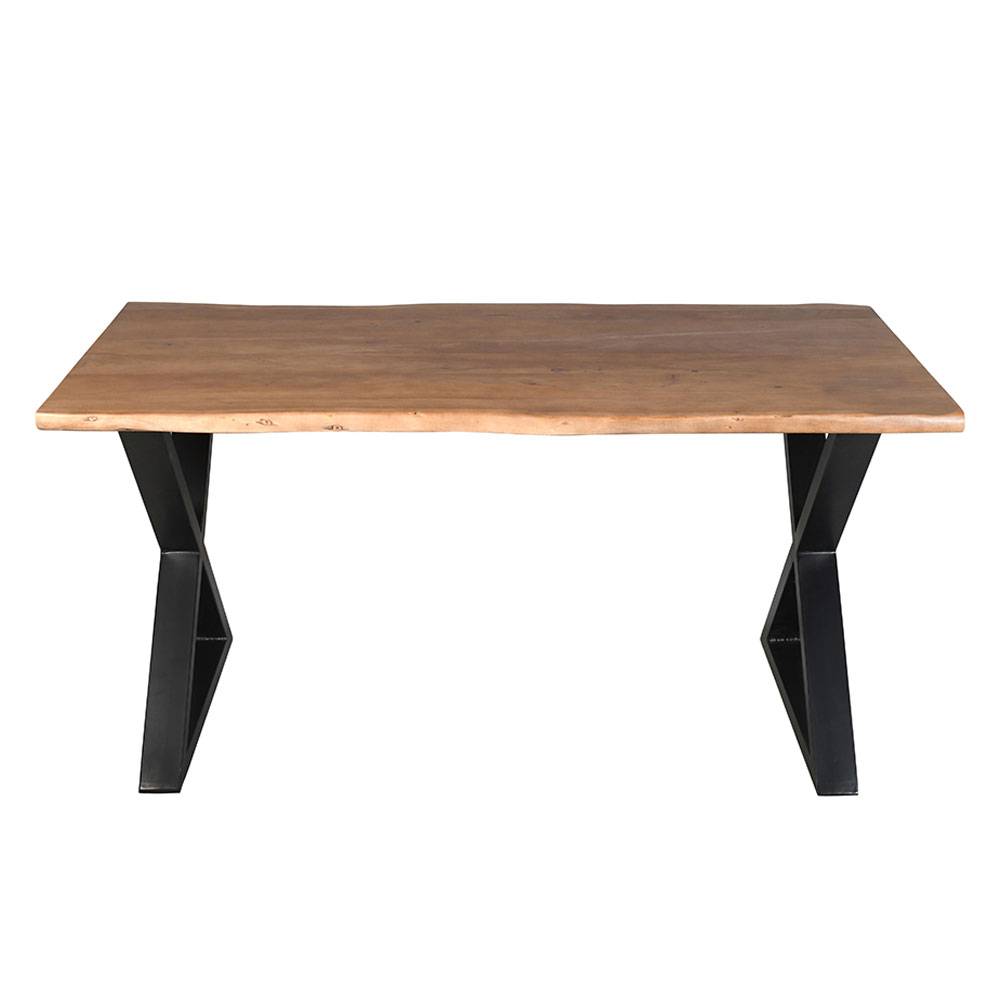 MINGLE ΤΡΑΠΕΖΙ ΚΑΡΥΔΙ ΜΑΥΡΟ 160x80x76 - Image 3