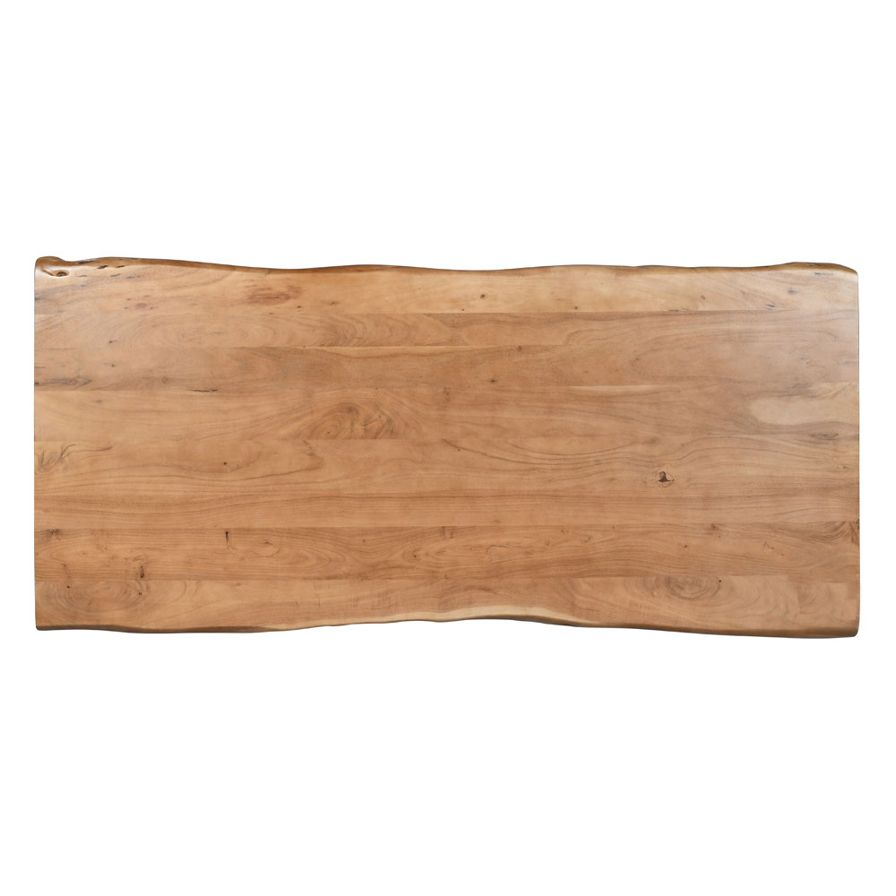 MINGLE ΤΡΑΠΕΖΙ ΚΑΡΥΔΙ ΜΑΥΡΟ 180x80x76 - Image 2