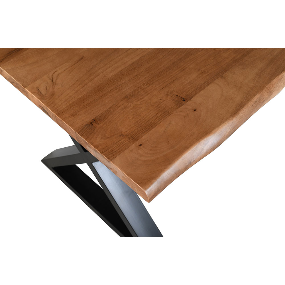 MINGLE ΤΡΑΠΕΖΙ ΚΑΡΥΔΙ ΜΑΥΡΟ 180x80x76 - Image 5