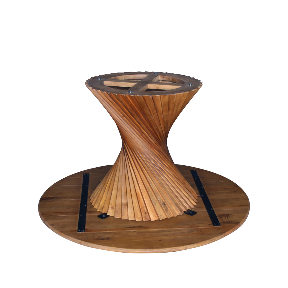 TWIST ΤΡΑΠΕΖΙ ΚΑΡΥΔΙ 130x130x77 - Image 5