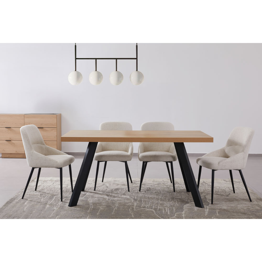 DRUVO ΤΡΑΠΕΖΙ ΦΥΣΙΚΟ 160x80x76 - Image 2