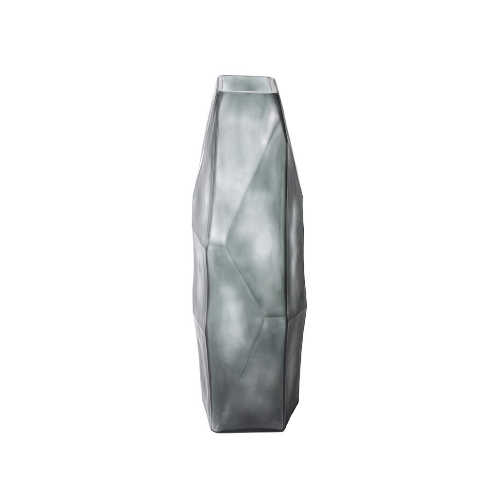 ROCHE GREY ΒΑΖΟ 21x15x38 ΓΥΑΛΙ ΓΚΡΙ - Image 3