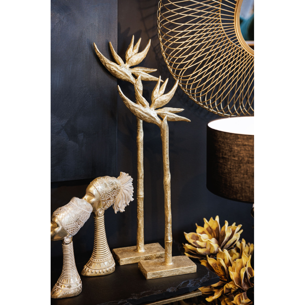 PARADISE BIRD ΔΙΑΚΟΣΜΗΤΙΚΟ ΛΟΥΛΟΥΔΙ 23x9x75 POLYRESIN ΧΡΥΣΟ - Image 3