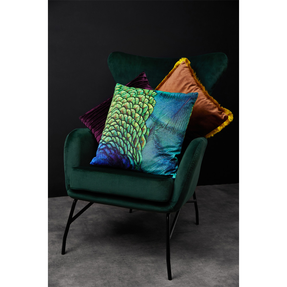 PLISSE ΔΙΑΚΟΣΜΗΤΙΚΟ ΜΑΞΙΛΑΡΙ 45x45 ΒΕΛΟΥΔΟ ΜΩΒ - Image 4