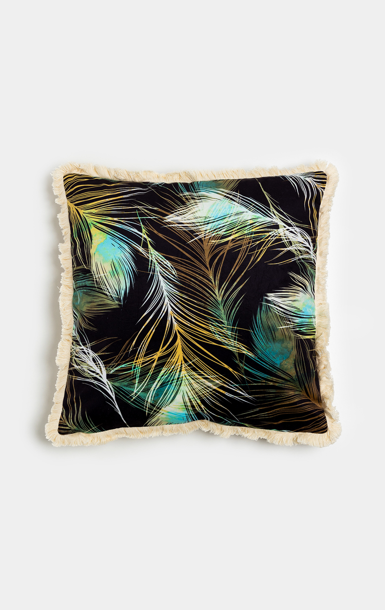 FEATHERS ΔΙΑΚΟΣΜΗΤΙΚΟ ΜΑΞΙΛΑΡΙ 45x45 ΒΕΛΟΥΔΟ ΠΟΛΥΧΡΩΜΟ