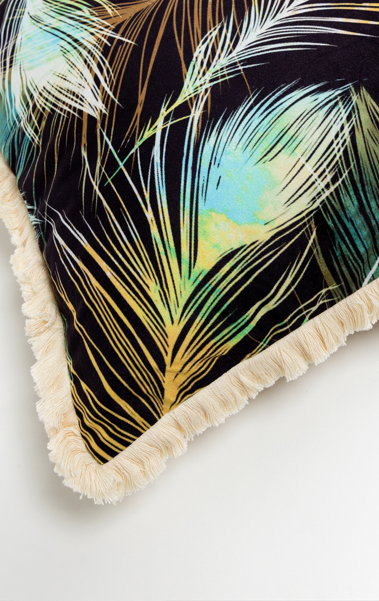 FEATHERS ΔΙΑΚΟΣΜΗΤΙΚΟ ΜΑΞΙΛΑΡΙ 45x45 ΒΕΛΟΥΔΟ ΠΟΛΥΧΡΩΜΟ - Image 3
