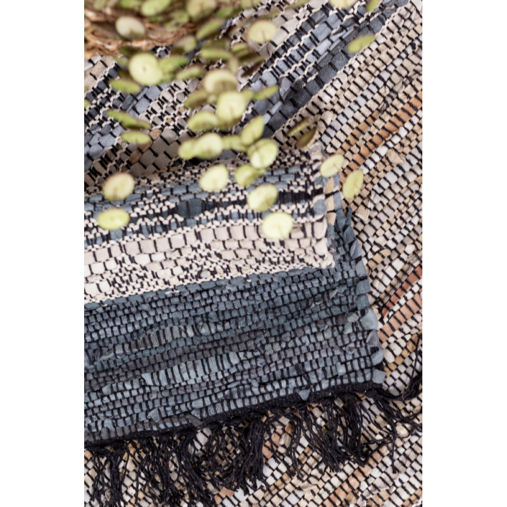 CINDER ΧΑΛΙ ΔΙΑΔΡΟΜΟΥ 70x150 ΔΕΡΜΑ ΜΠΕΖ ΓΚΡΙ - Image 4