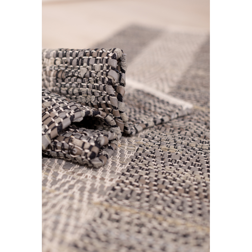 FISHBONE ΧΑΛΑΚΙ 60x90 ΔΕΡΜΑ ΓΚΡΙ ΜΠΕΖ - Image 3