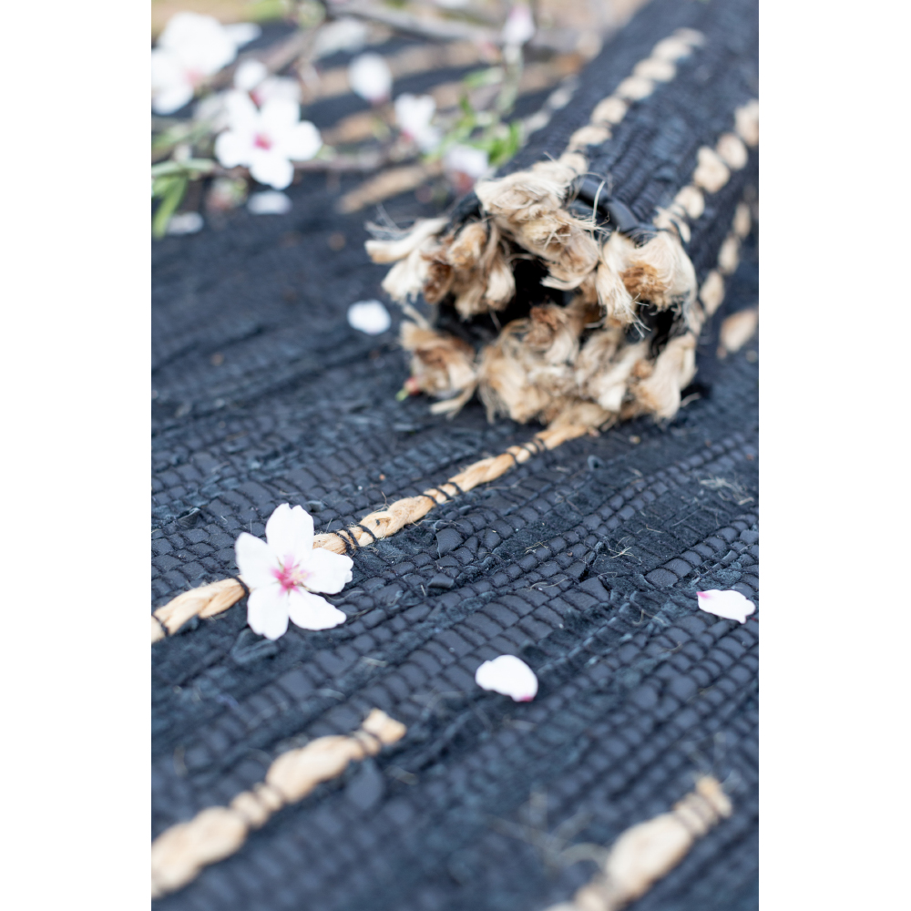 EDJE ΧΑΛΑΚΙ 60x90 ΔΕΡΜΑ ΜΑΥΡΟ ΜΠΕΖ ΓΙΟΥΤΑ - Image 2