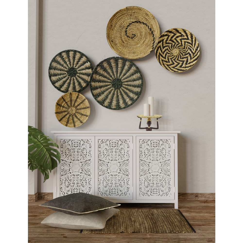 EARTH ΧΑΛΑΚΙ 60x90 ΓΙΟΥΤΑ ΜΠΕΖ ΜΑΥΡΟ ΒΑΜΒΑΚΙ - Image 2