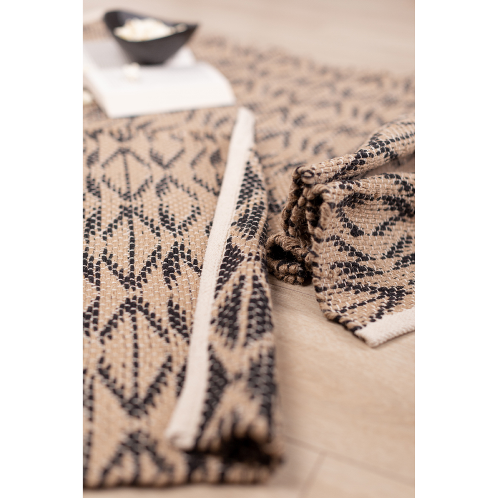 AFRICA ΧΑΛΑΚΙ 60x90 ΓΙΟΥΤΑ ΜΑΥΡΟ ΜΠΕΖ ΒΑΜΒΑΚΙ - Image 2