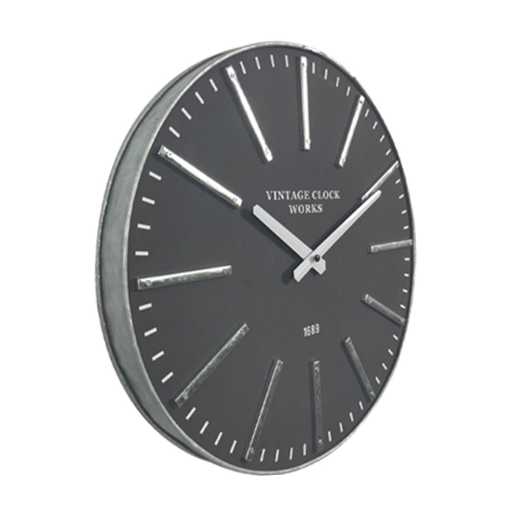 FLEK ΡΟΛΟΪ ΤΟΙΧΟΥ 40x40x5 MDF ΜΑΥΡΟ ΛΕΥΚΟ - Image 2