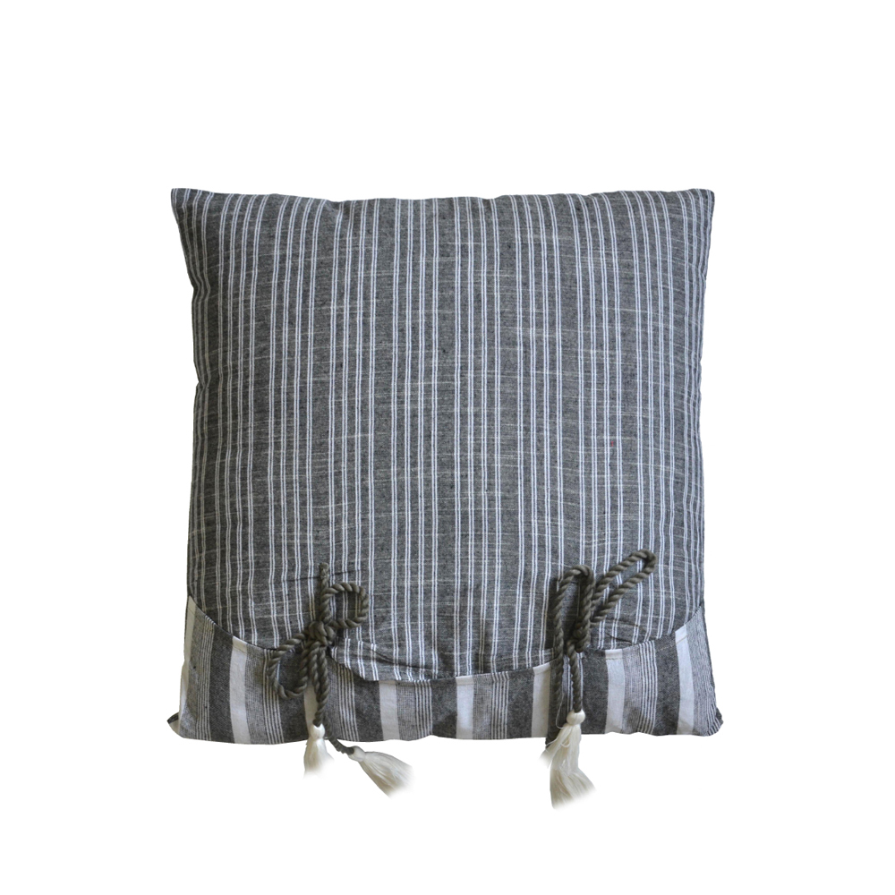 SABLE 6 ΔΙΑΚΟΣΜΗΤΙΚΟ ΜΑΞΙΛΑΡΙ 50x50cm ΒΑΜΒΑΚΙ ΓΚΡΙ