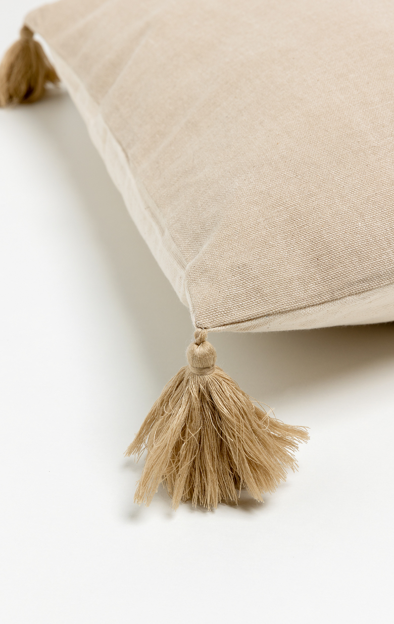 SABLE 8 ΔΙΑΚΟΣΜΗΤΙΚΟ ΜΑΞΙΛΑΡΙ 45x45cm ΒΑΜΒΑΚΙ ΜΠΕΖ - Image 4