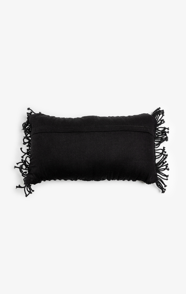 AL MANO ΔΙΑΚΟΣΜΗΤΙΚΟ ΜΑΞΙΛΑΡΙ 45x45x5 ΒΑΜΒΑΚΙ ΜΑΥΡΟ POLYESTER - Image 2