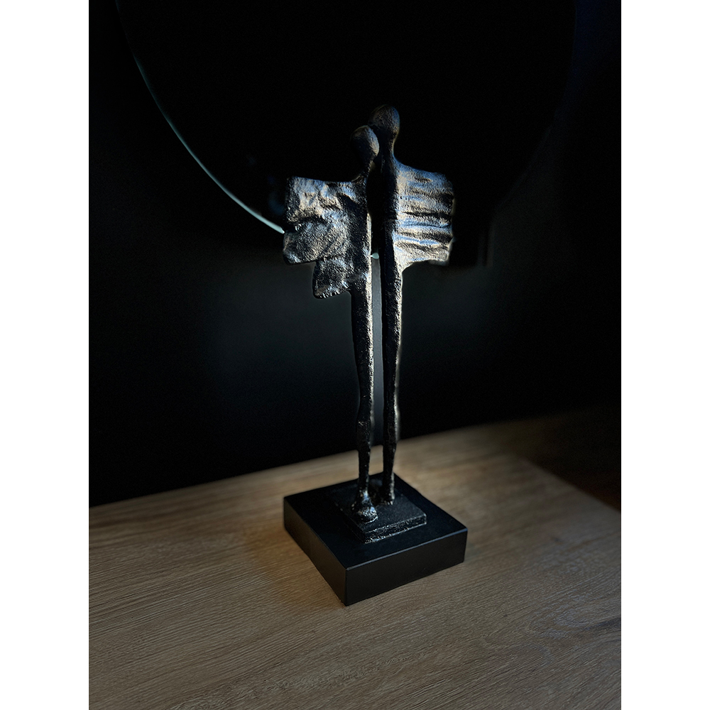 EROS ΔΙΑΚΟΣΜΗΤΙΚΗ ΦΙΓΟΥΡΑ 15x12x37 POLYRESIN ΜΑΥΡΟ - Image 4