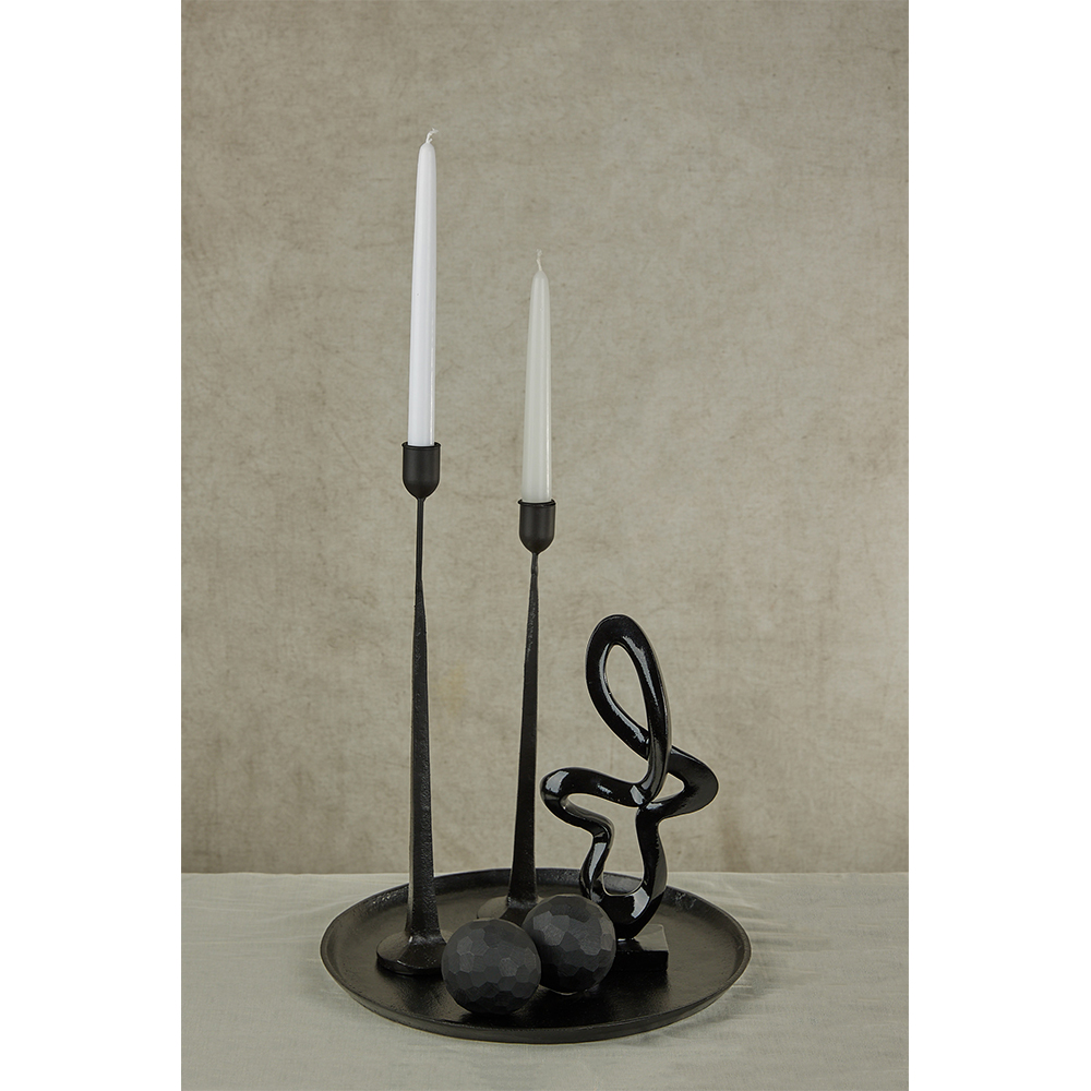 TOBAC ΔΙΑΚΟΣΜΗΤΙΚΟ TOTEM 14x6x28 POLYRESIN ΜΑΥΡΟ - Image 2