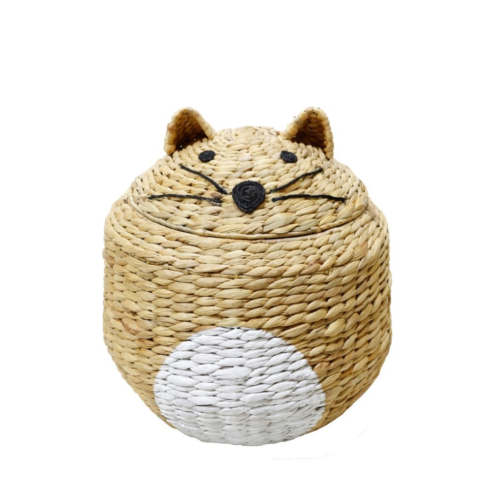 TIGRO ΚΑΛΑΘΙ ΜΕ ΚΑΠΑΚΙ 36x36x56 ΥΑΚΙΝΘΟΣ ΦΥΣΙΚΟ ΛΕΥΚΟ ΣΙΔΕΡΟ