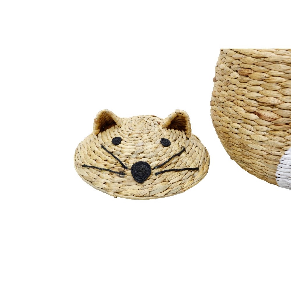 TIGRO ΚΑΛΑΘΙ ΜΕ ΚΑΠΑΚΙ 36x36x56 ΥΑΚΙΝΘΟΣ ΦΥΣΙΚΟ ΛΕΥΚΟ ΣΙΔΕΡΟ - Image 4