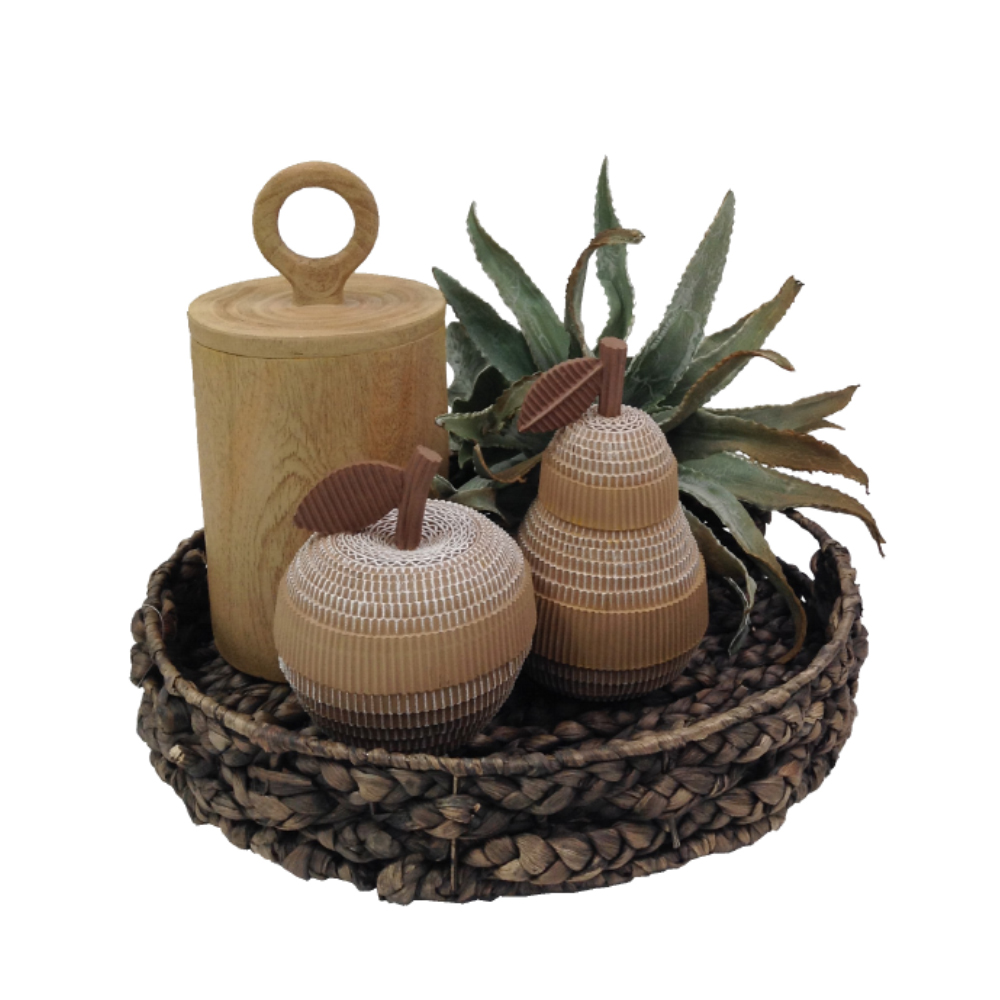 SALV ΔΙΣΚΟΣ SET 2ΤΜΧ 50x50x8 ΥΑΚΙΝΘΟΣ ΦΥΣΙΚΟ ΜΑΥΡΟ ΣΙΔΕΡΟ - Image 2