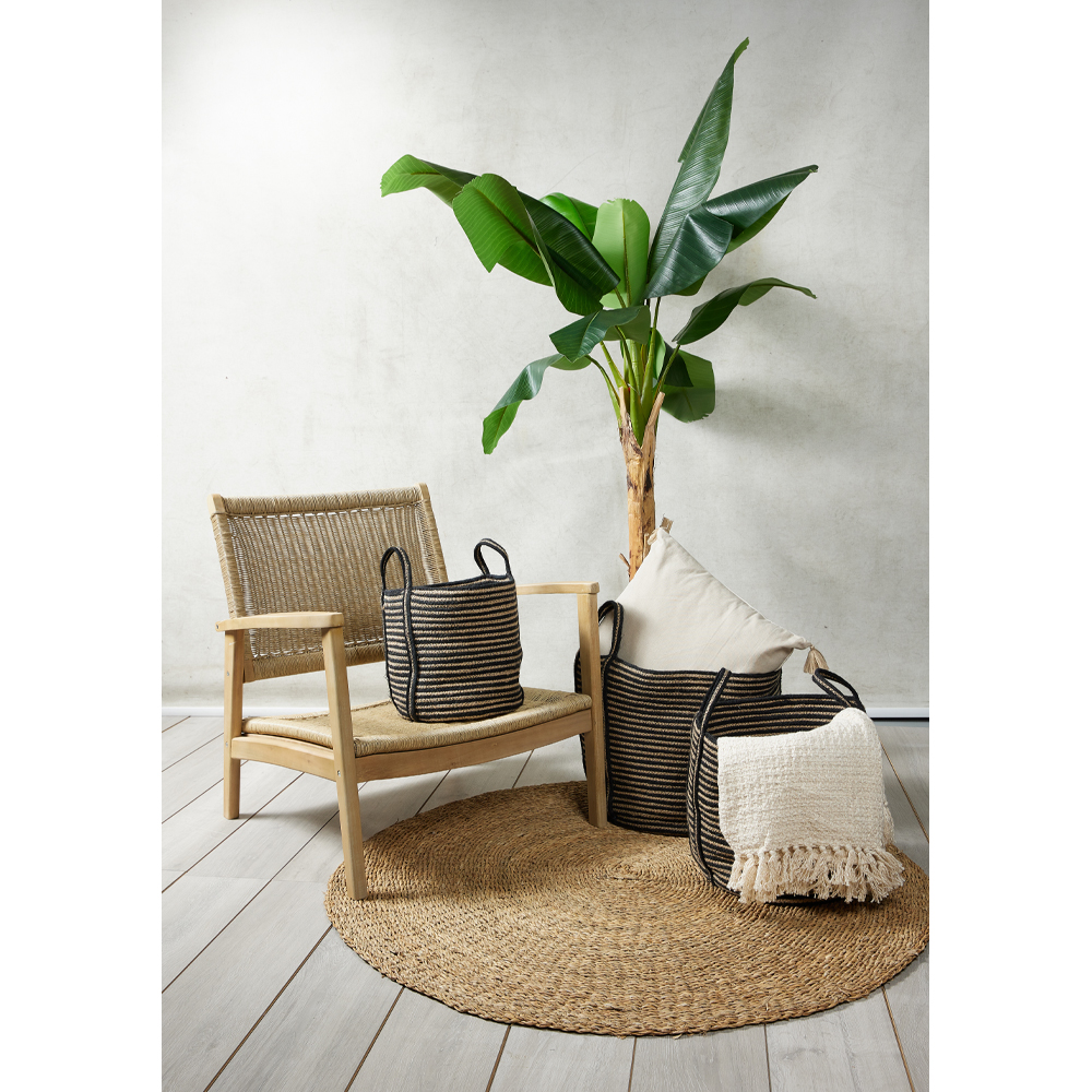 YIRMI ΚΑΛΑΘΙ SET 3ΤΜΧ 40x40x40 ΓΙΟΥΤΑ ΦΥΣΙΚΟ ΜΑΥΡΟ - Image 2