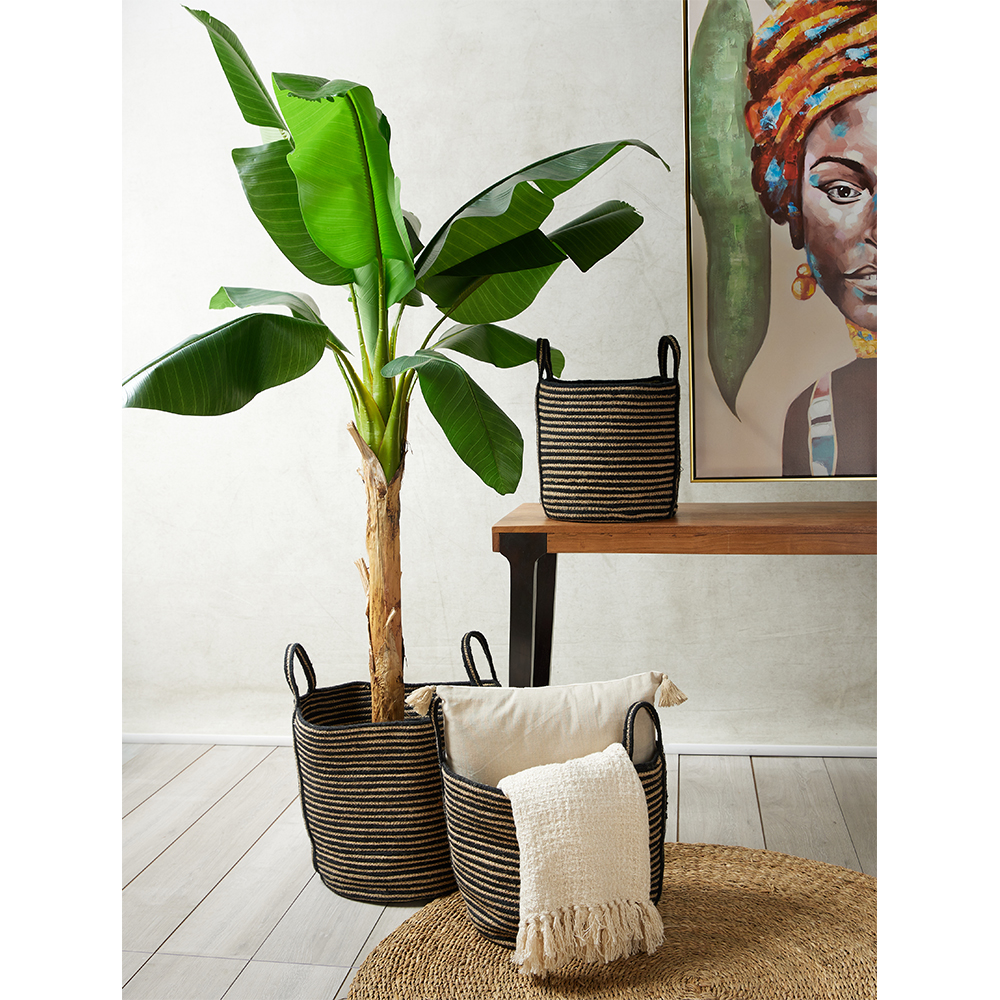 YIRMI ΚΑΛΑΘΙ SET 3ΤΜΧ 40x40x40 ΓΙΟΥΤΑ ΦΥΣΙΚΟ ΜΑΥΡΟ - Image 4