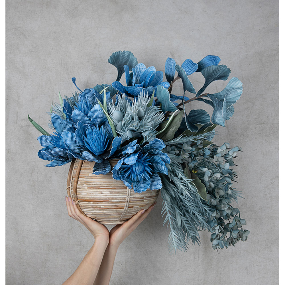 SIFIR ΚΑΛΑΘΙ SET 2ΤΜΧ 45x45x28 RATTAN ΦΥΣΙΚΟ - Image 2