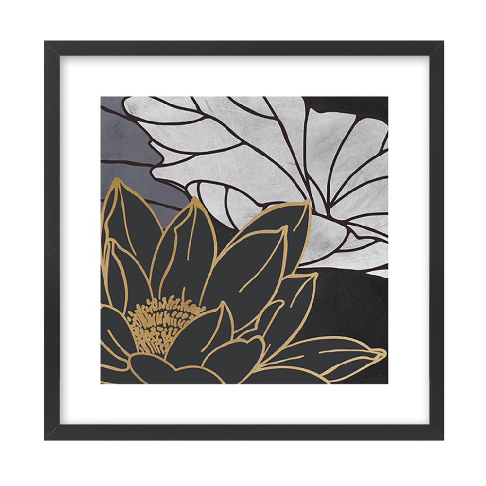 FIGERES ΠΙΝΑΚΑΣ SET 2ΤΜΧ 50x50x2 MDF ΠΟΛΥΧΡΩΜΟ ΧΑΡΤΙ ΜΑΥΡΟ - Image 2