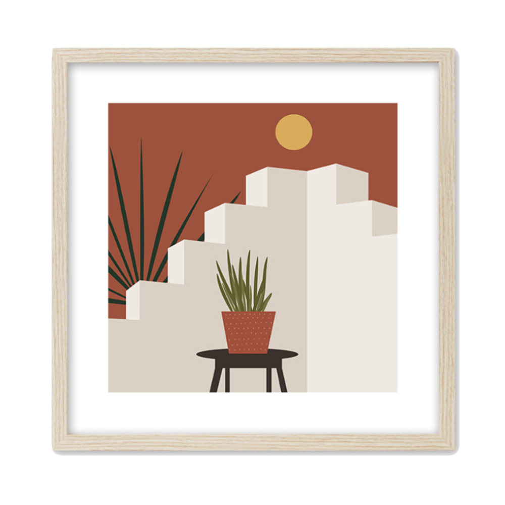 DIVINO ΠΙΝΑΚΑΣ SET 2ΤΜΧ 50x50x2 MDF ΠΟΛΥΧΡΩΜΟ ΧΑΡΤΙ ΦΥΣΙΚΟ - Image 3