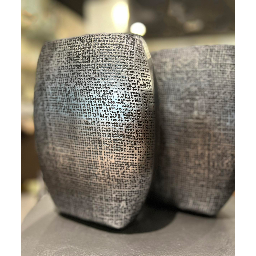 KALSU ΒΑΖΟ 19x10x24 ΑΛΟΥΜΙΝΙΟ ΑΣΗΜΙ ΑΝΤΙΚΕ - Image 2