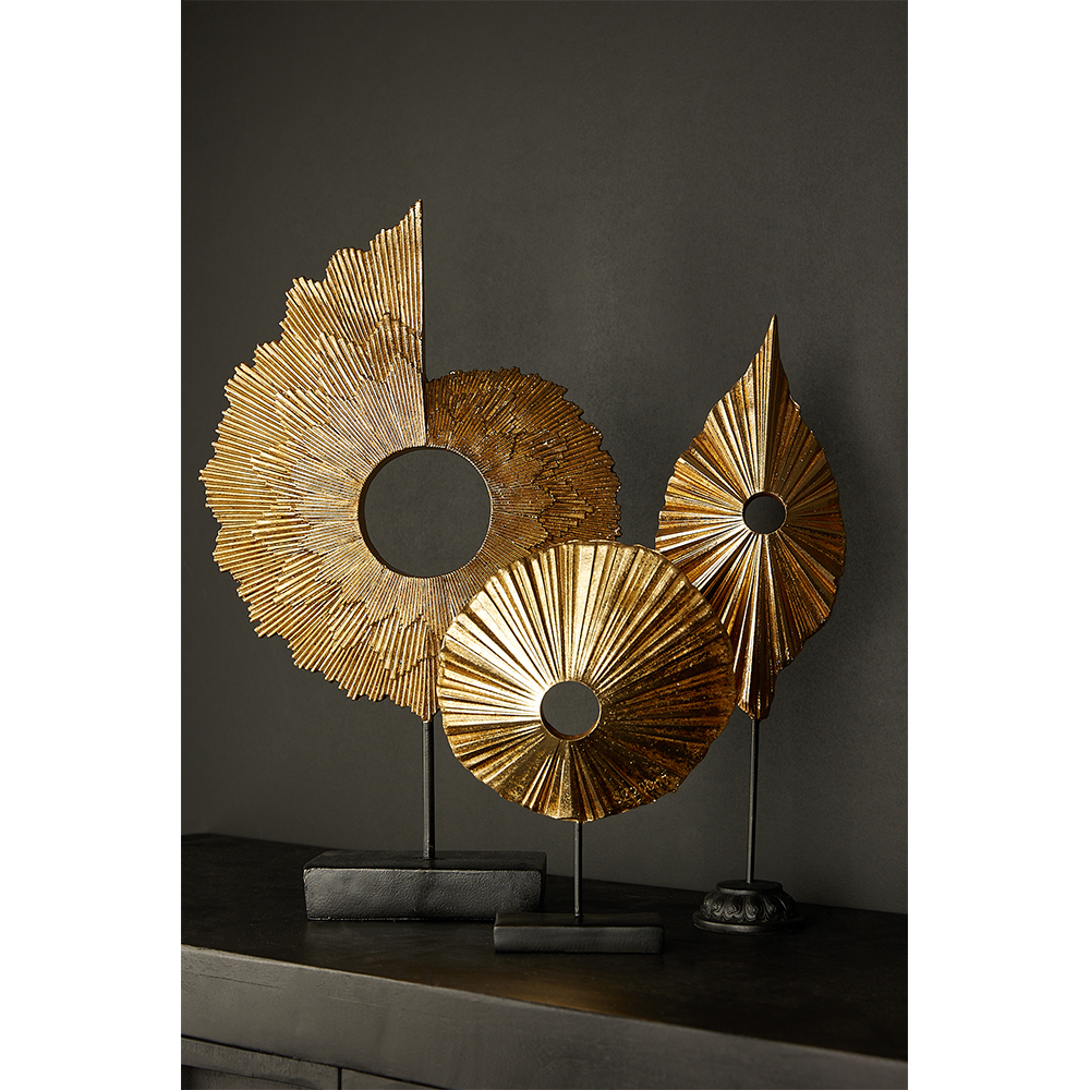 USSIA ΔΙΑΚΟΣΜΗΤΙΚΟ TOTEM 14x8x42 POLYRESIN ΧΡΥΣΟ ΜΑΥΡΟ - Image 2
