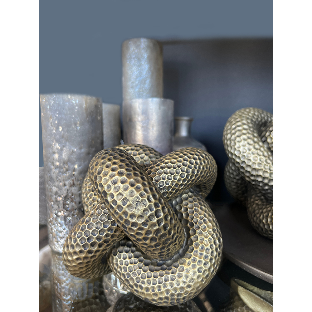 GIRED ΔΙΑΚΟΣΜΗΤΙΚΟ ΚΟΜΠΟΣ 18x18x14 POLYRESIN ΧΡΥΣΟ ΑΝΤΙΚΕ - Image 2