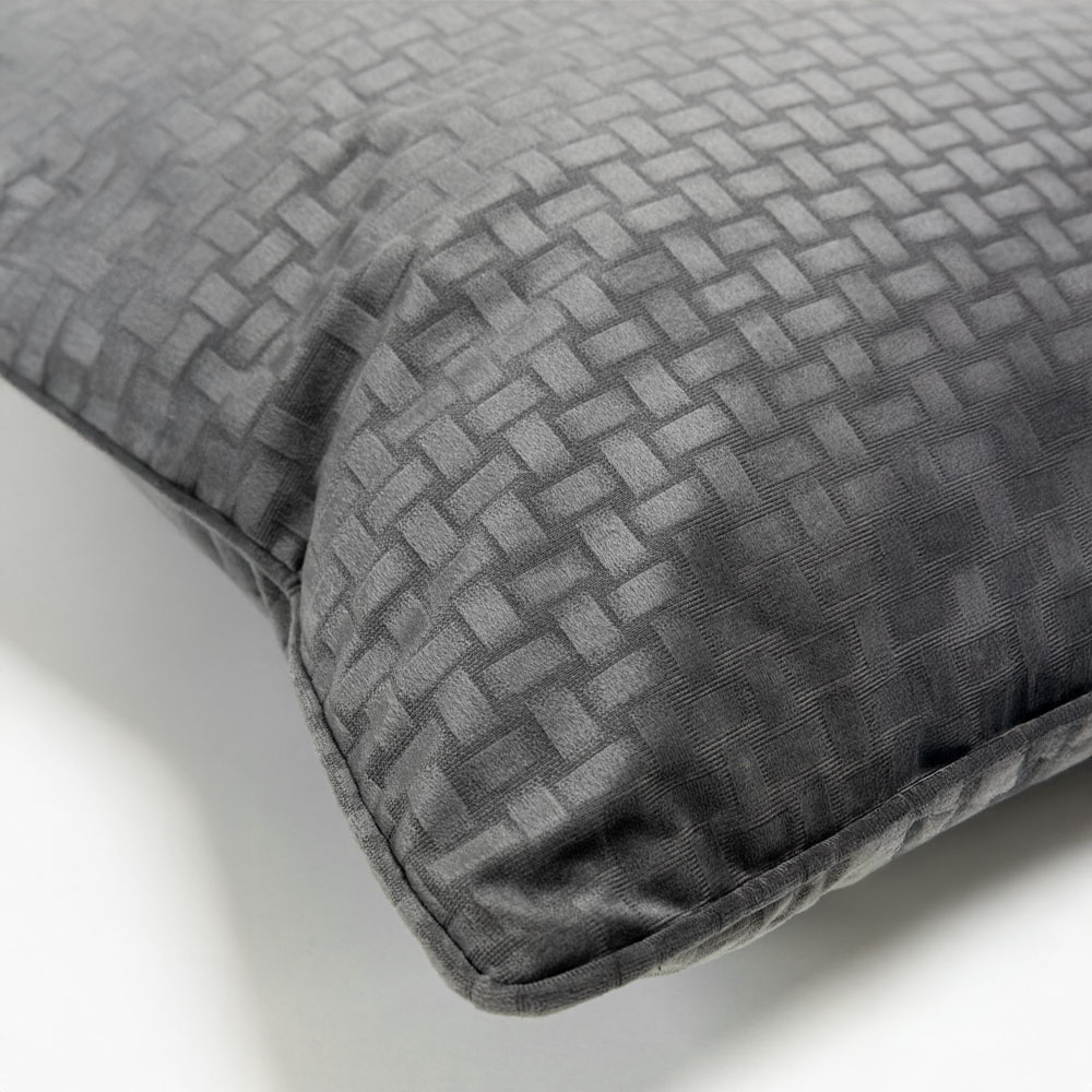 COPENHAGEN ΔΙΑΚΟΣΜΗΤΙΚΟ ΜΑΞΙΛΑΡΙ 45x45 POLYESTER ΓΚΡΙ - Image 2