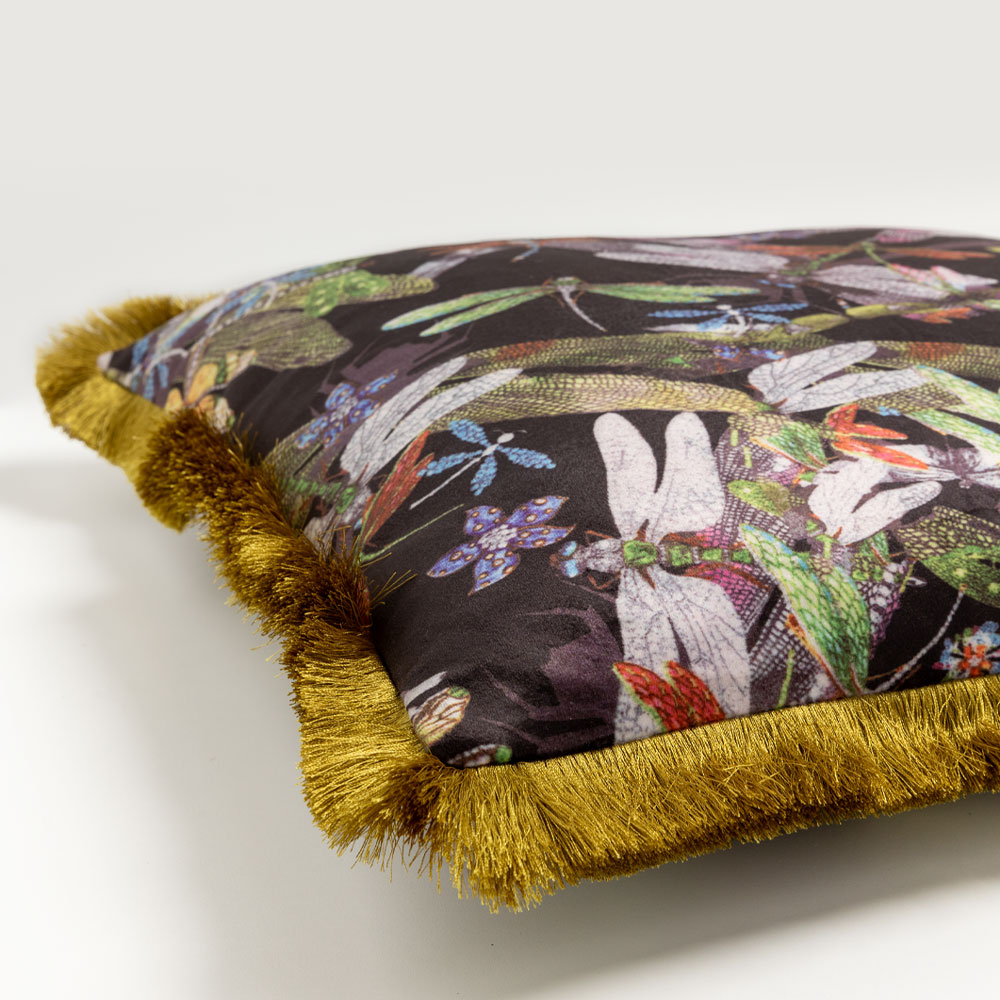 DRAGONFLIES ΔΙΑΚΟΣΜΗΤΙΚΟ ΜΑΞΙΛΑΡΙ 45x45 POLYESTER ΠΟΛΥΧΡΩΜΟ - Image 2