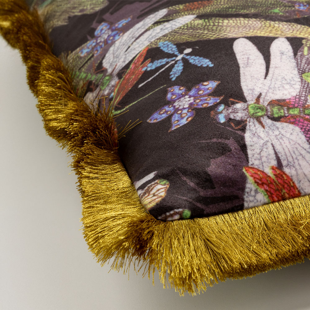 DRAGONFLIES ΔΙΑΚΟΣΜΗΤΙΚΟ ΜΑΞΙΛΑΡΙ 45x45 POLYESTER ΠΟΛΥΧΡΩΜΟ - Image 3
