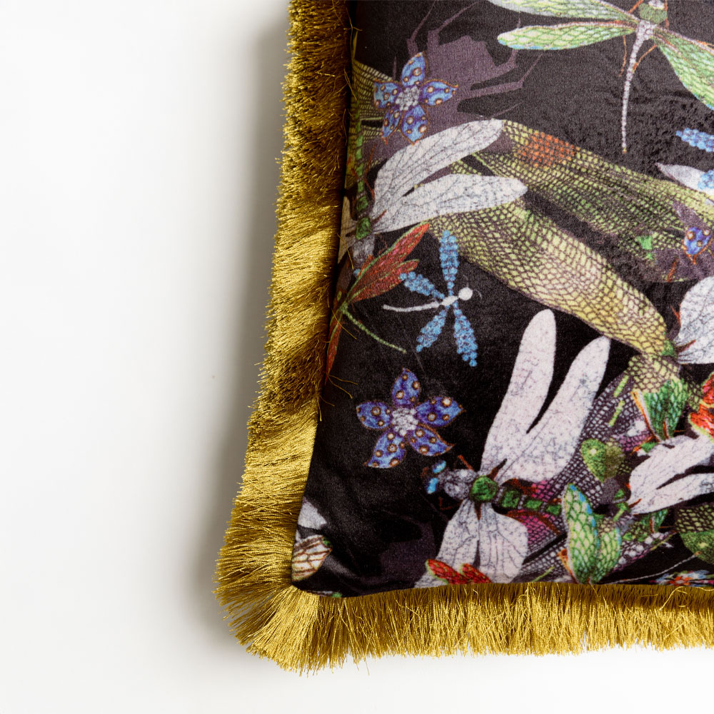 DRAGONFLIES ΔΙΑΚΟΣΜΗΤΙΚΟ ΜΑΞΙΛΑΡΙ 45x45 POLYESTER ΠΟΛΥΧΡΩΜΟ - Image 4