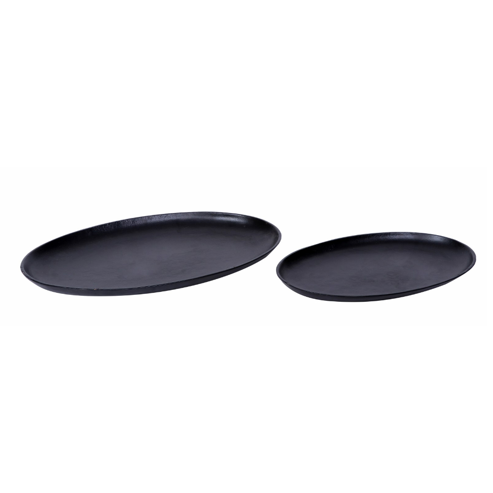 DHOTI OVAL ΔΙΣΚΟΣ ΔΙΑΚΟΣΜΗΣΗΣ 35x25x3 ΑΛΟΥΜΙΝΙΟ ΜΑΥΡΟ - Image 2