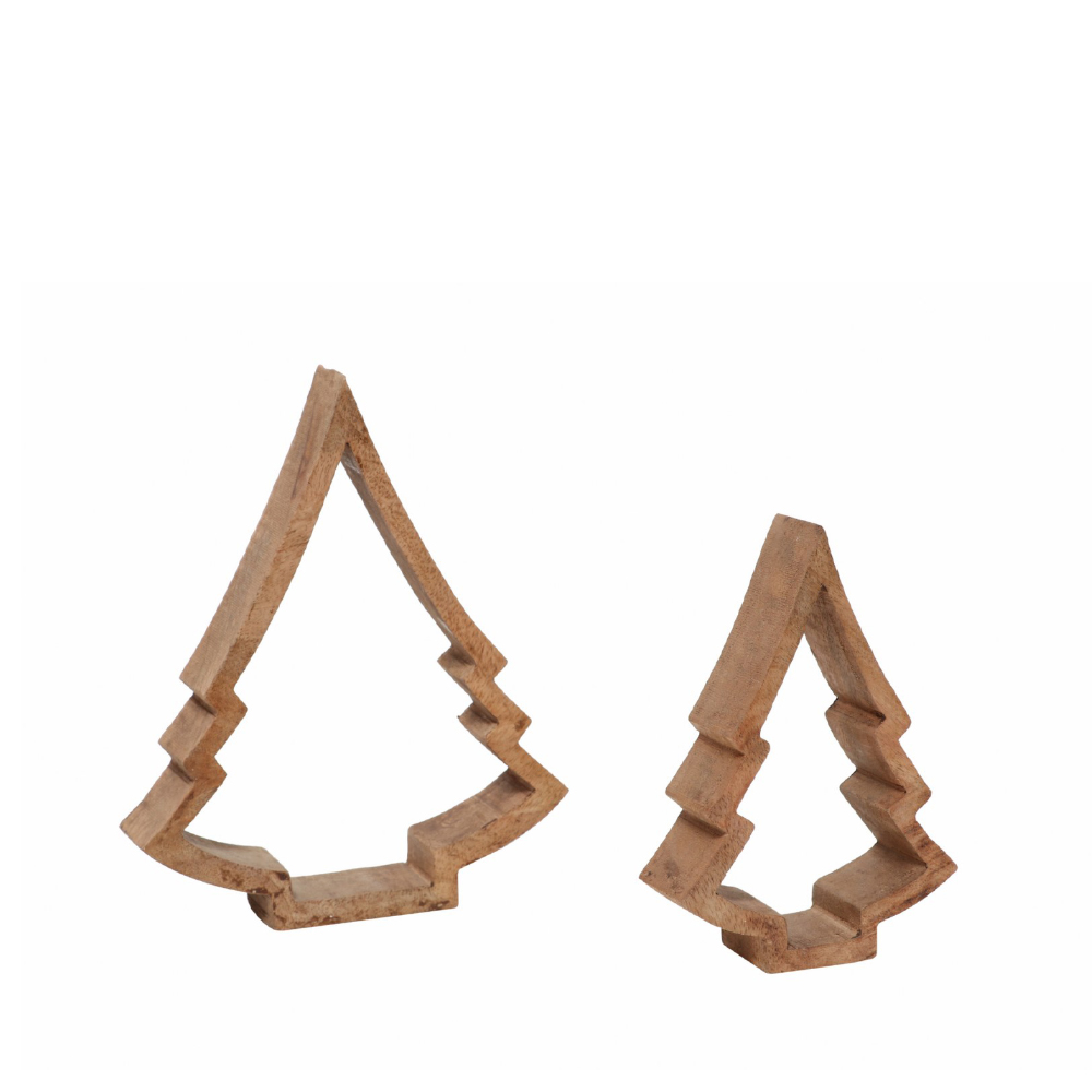 CHARM ΧΡΙΣΤΟΥΓΕΝΝΙΑΤΙΚΟ ΔΙΑΚΟΣΜΗΤΙΚΟ ΔΕΝΤΡΟ 18x4x24 ΞΥΛΟ MANGO ΦΥΣΙΚΟ - Image 2