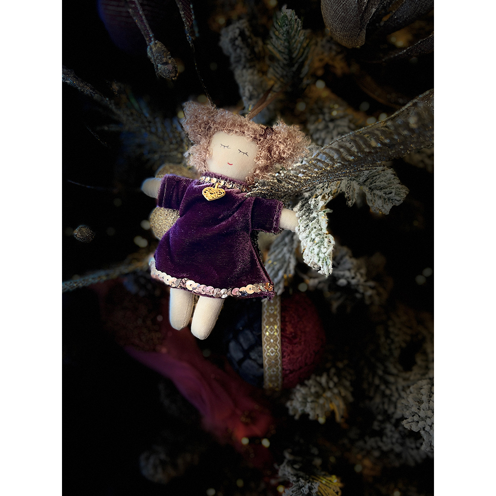 PIXIE ΧΡΙΣΤΟΥΓΓΕΝΙΑΤΙΚΟ ΣΤΟΛΙΔΙ ΚΟΡΙΤΣΙ 11x25 ΥΦΑΣΜΑ ΡΟΖ ΛΕΥΚΟ - Image 3