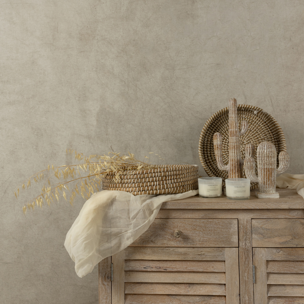 WELLNESS ΚΕΡΙ ΑΡΩΜΑΤΙΚΟ 10x10x8 ΚΕΡΙ ΛΕΥΚΟ ΜΑΥΡΟ ΓΥΑΛΙ - Image 2