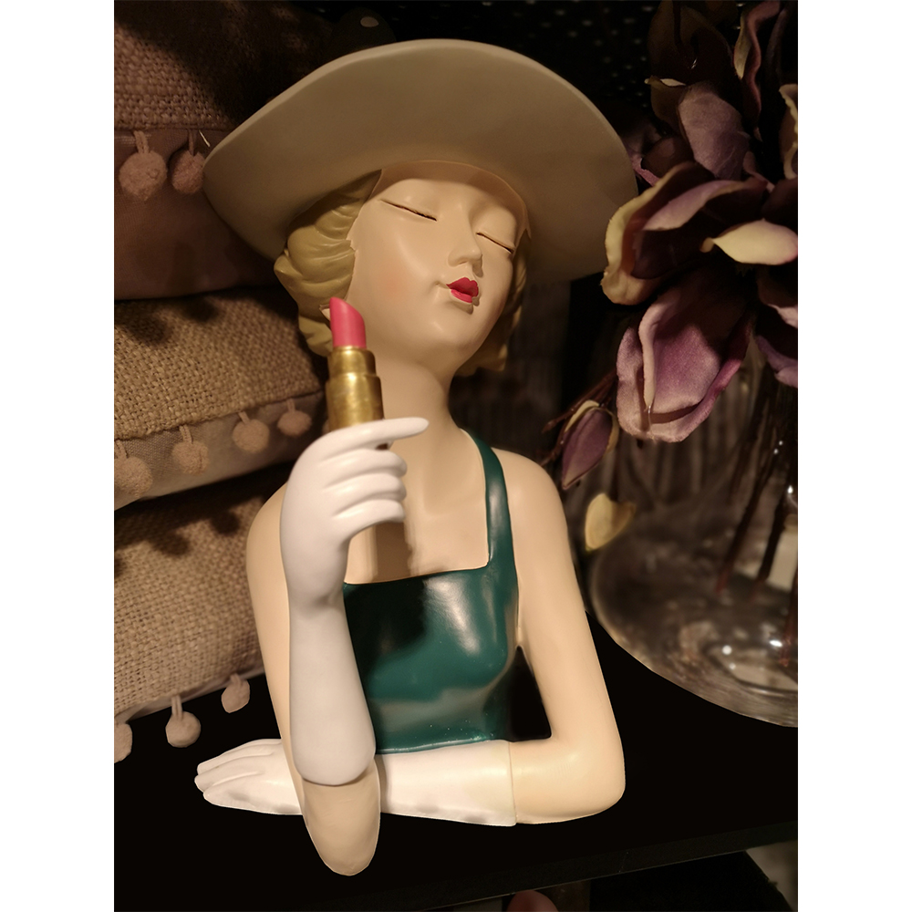 LALITA ΔΙΑΚΟΣΜΗΤΙΚΗ ΦΙΓΟΥΡΑ 22x18x31 POLYRESIN ΠΟΛΥΧΡΩΜΟ - Image 2