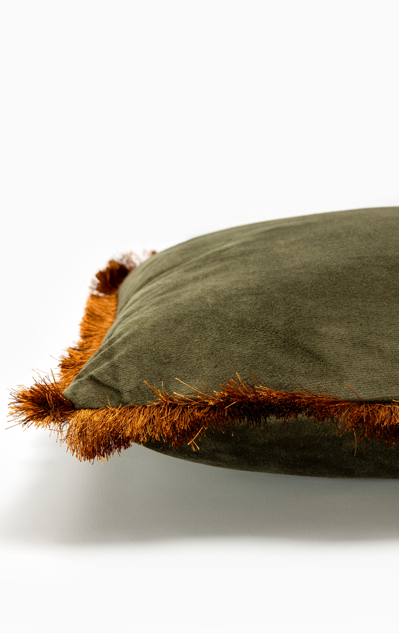 TERRICIO ΔΙΑΚΟΣΜΗΤΙΚΟ ΜΑΞΙΛΑΡΙ 45x45 ΒΕΛΟΥΔΟ ΛΑΔΙ ΧΡΥΣΟ - Image 2