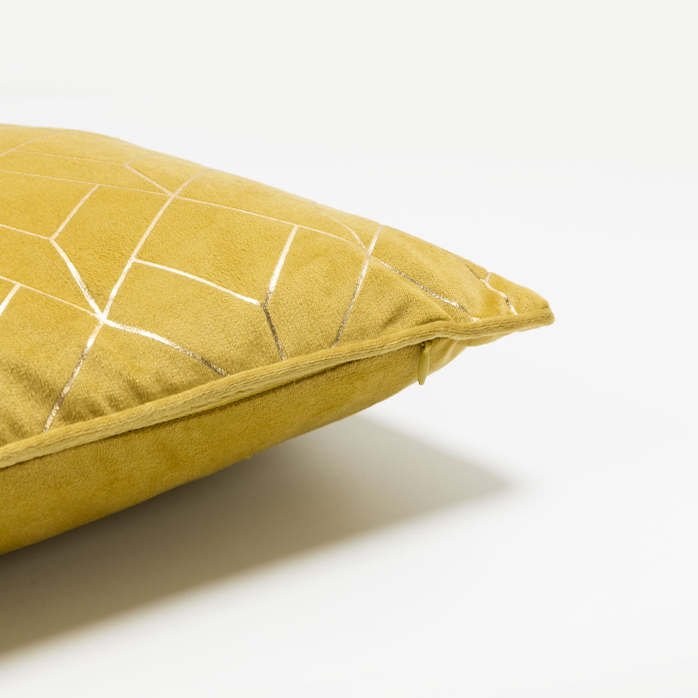 BRILLO ΔΙΑΚΟΣΜΗΤΙΚΟ ΜΑΞΙΛΑΡΙ 45x45 ΒΕΛΟΥΔΟ ΧΡΥΣΟ - Image 4