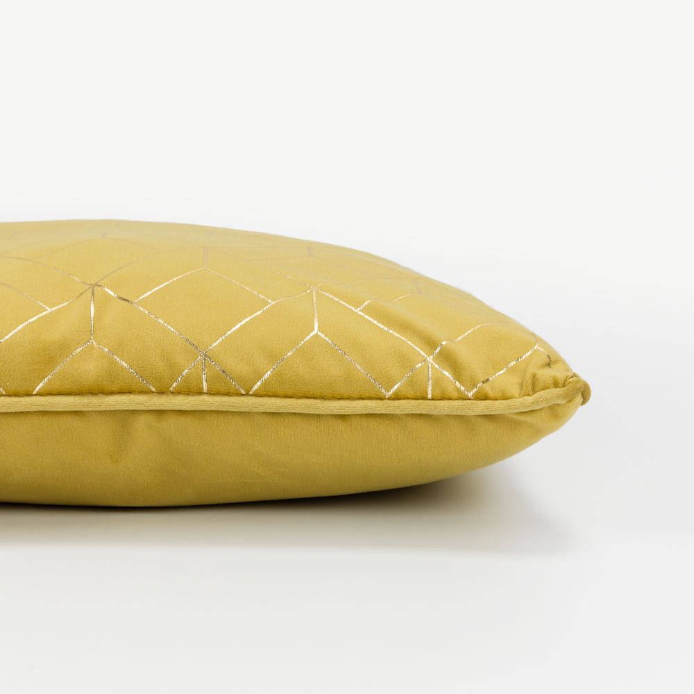 BRILLO ΔΙΑΚΟΣΜΗΤΙΚΟ ΜΑΞΙΛΑΡΙ 45x45 ΒΕΛΟΥΔΟ ΧΡΥΣΟ - Image 5