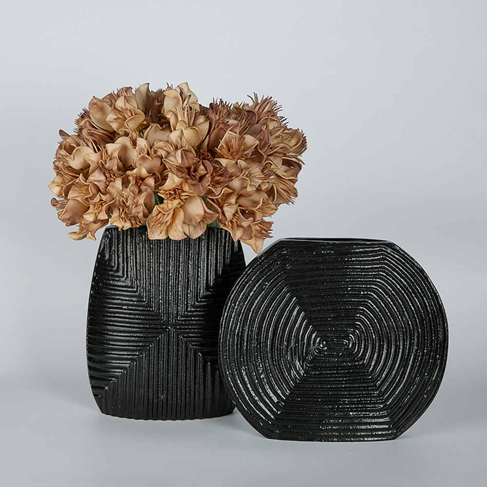 LINEAR ΒΑΖΟ 28x6x24 ΑΛΟΥΜΙΝΙΟ ΜΑΥΡΟ - Image 2