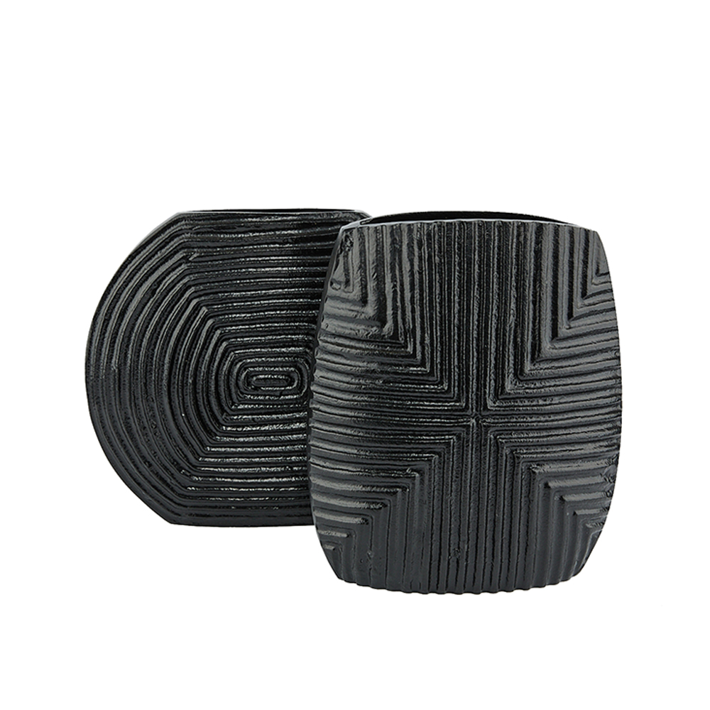 LINEAR ΒΑΖΟ 28x6x24 ΑΛΟΥΜΙΝΙΟ ΜΑΥΡΟ - Image 3