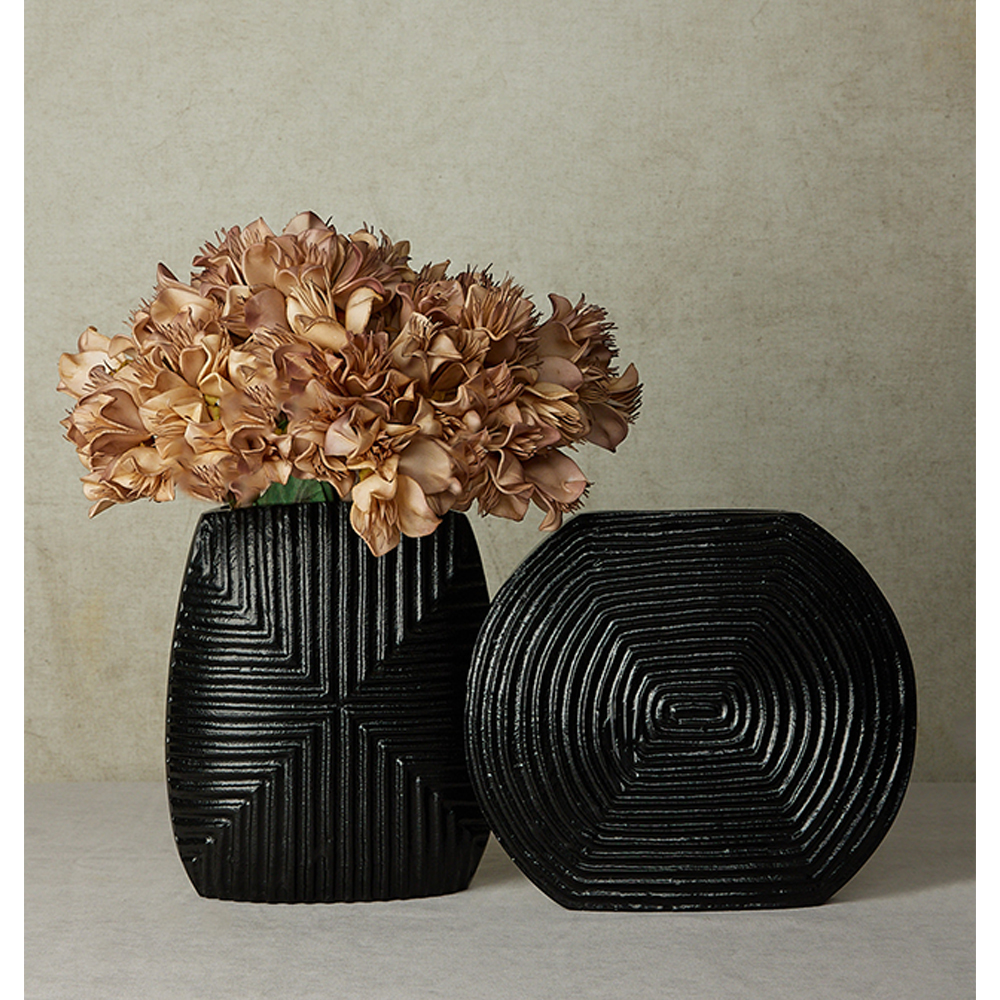 LINEAR ΒΑΖΟ 21x8x24 ΑΛΟΥΜΙΝΙΟ ΜΑΥΡΟ - Image 2