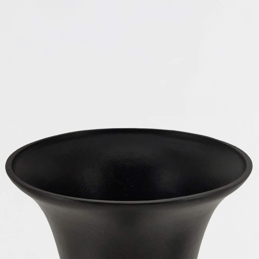 FLORES ΒΑΖΟ 20x20x71 ΑΛΟΥΜΙΝΙΟ ΜΑΥΡΟ - Image 2