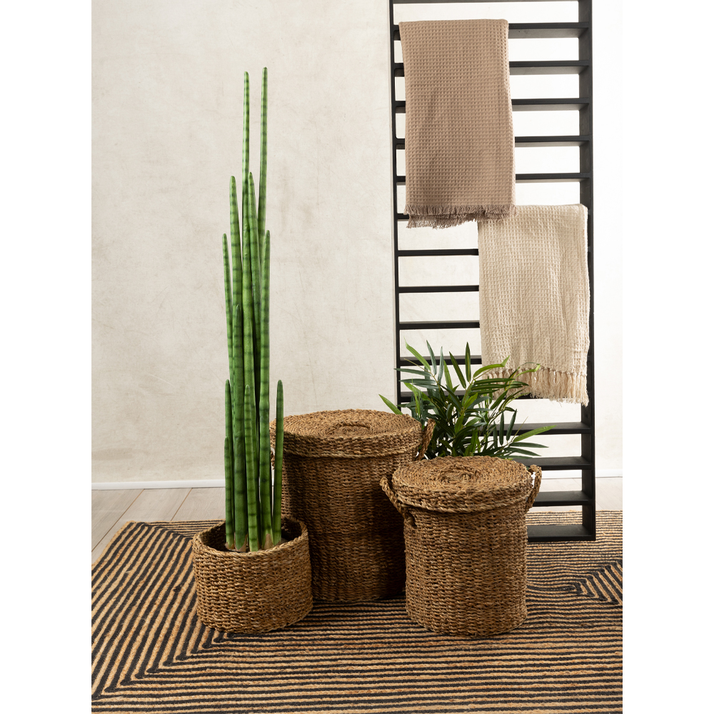 MAMBA ΧΑΛΙ ΣΑΛΟΝΙΟΥ 210x140 ΓΙΟΥΤΑ ΦΥΣΙΚΟ ΜΑΥΡΟ - Image 3